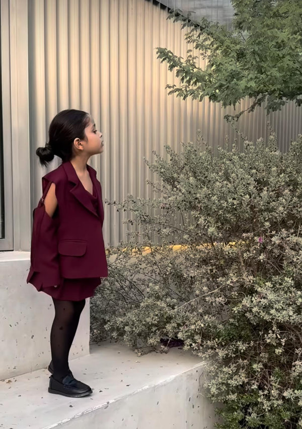 Burgundy Dress