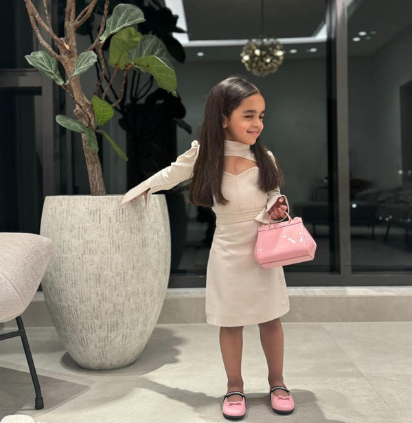 Beige Dress